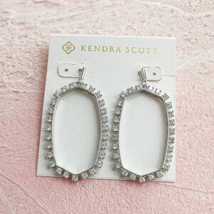 Kendra Scott Danielle Crystal Silver Earrings